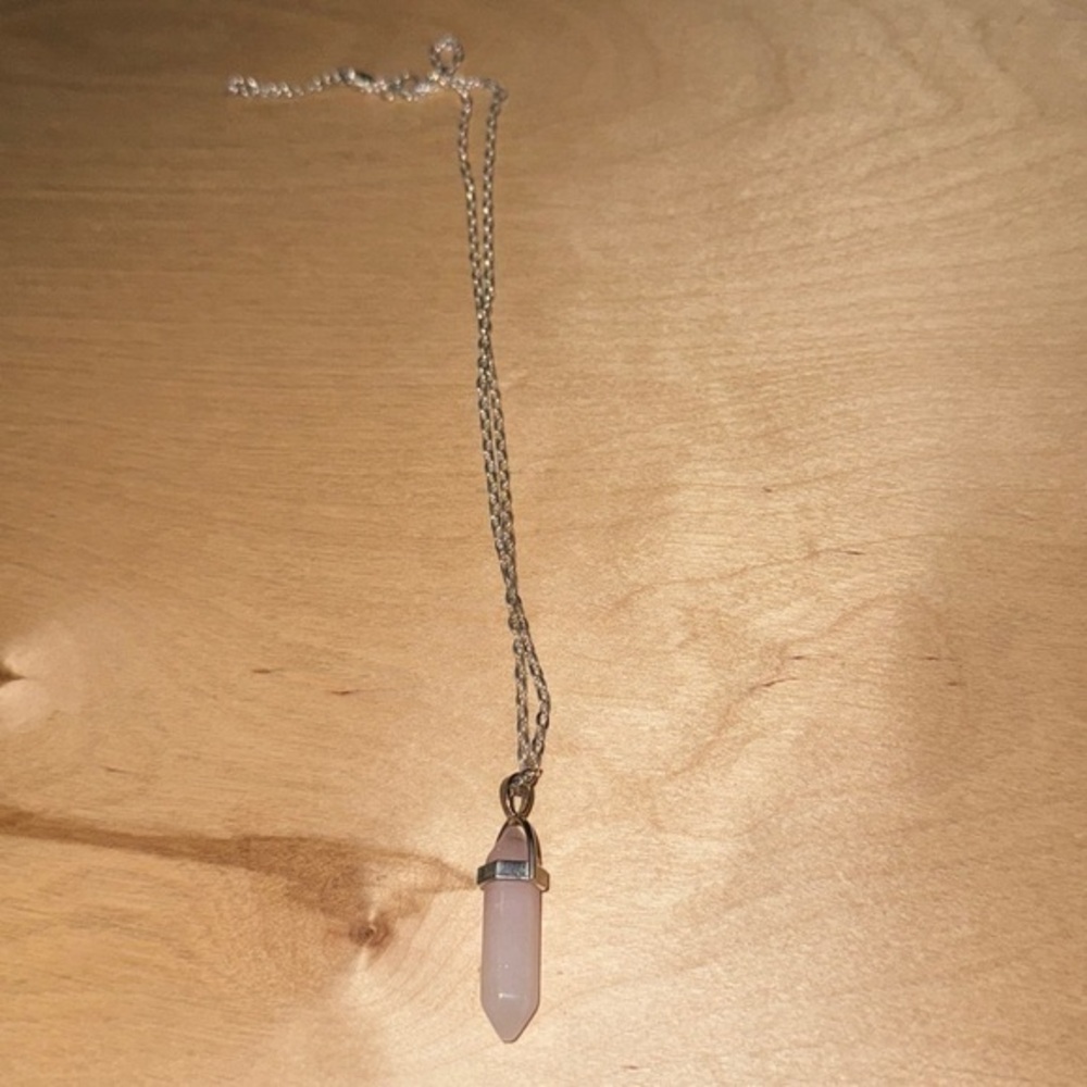 Pink Quartz Necklace